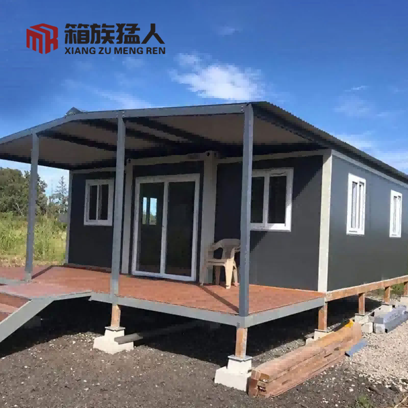 Maison de conteneur extensible à structure métallique